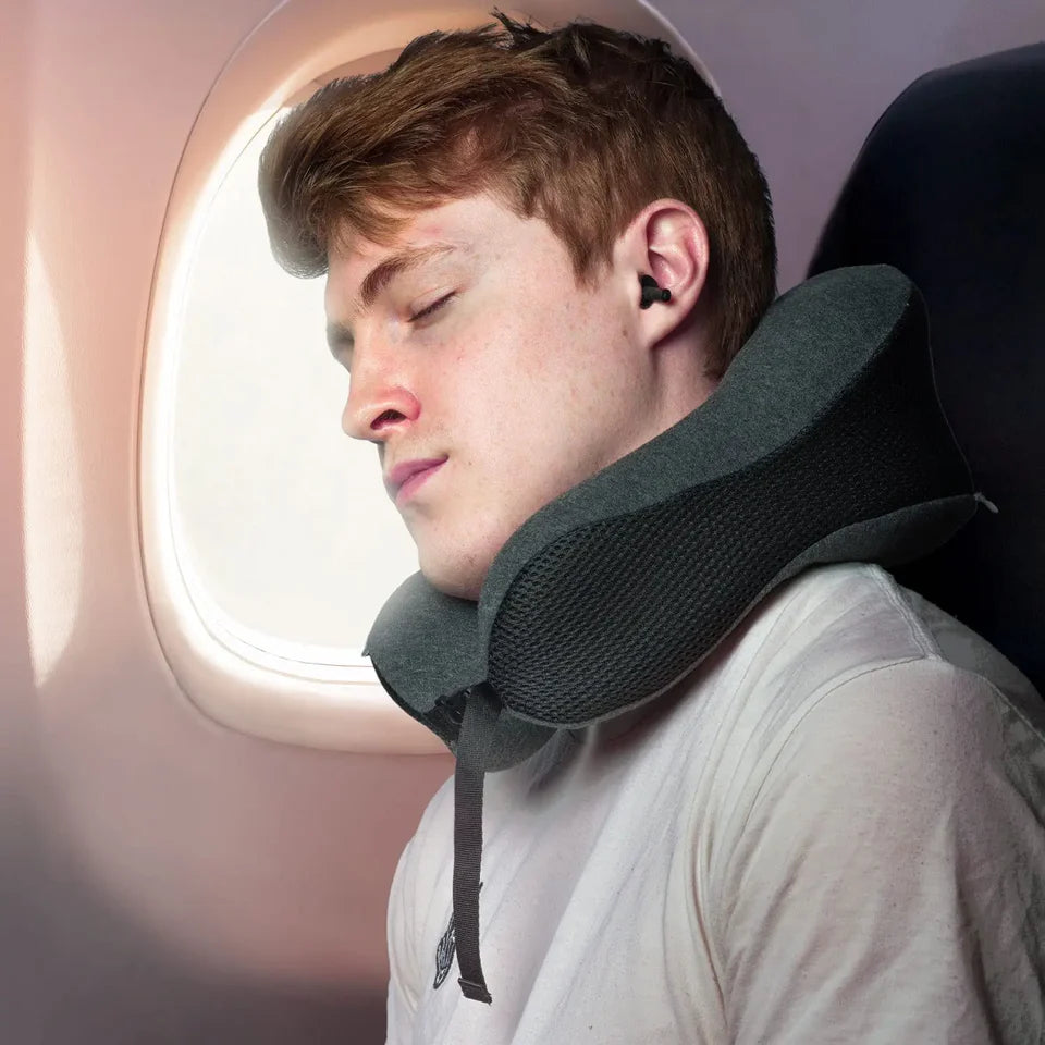 Memory foam travel pillow